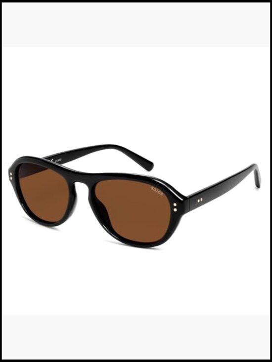 Retro Polarized Aviator Sunglasses with UV400 TAC Lenses main image 4